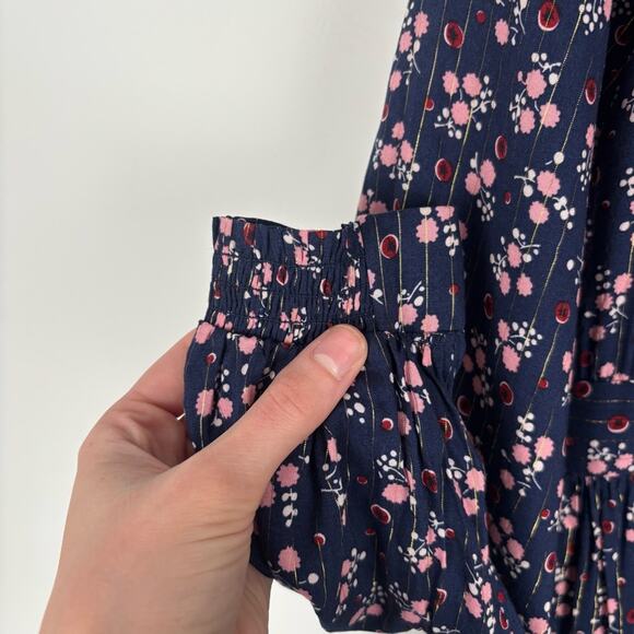 NWT Boden Metallic Frill Long Sleeve Dress 12 US - Picture 8 of 10